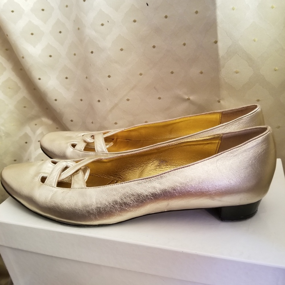 Sigerson Morrison Champagne Ballet Flats $335
